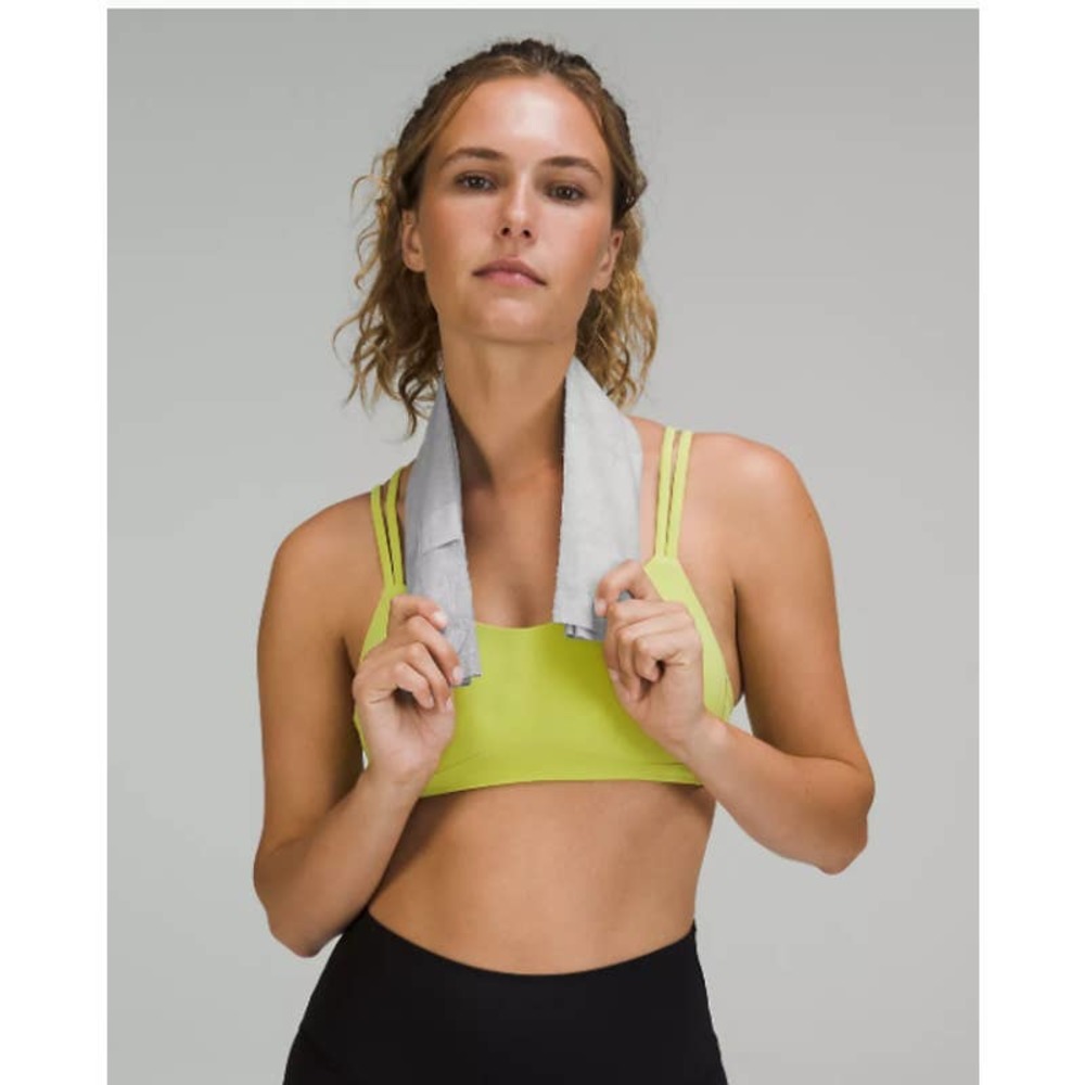 Lululemon Light Grey Hand Workout Towel